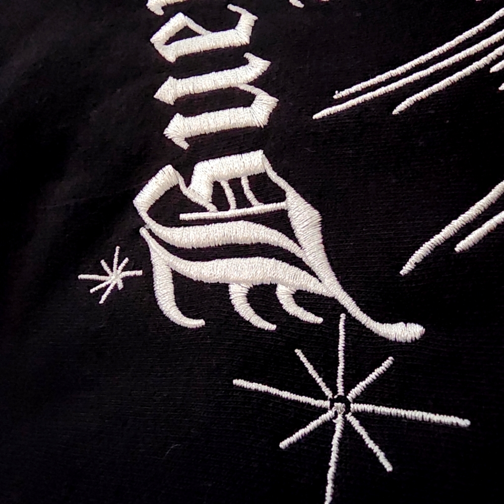 NWT Forever 21 Mens Buena Suerte Religious Sweatshirt Hoodie Sz. XL - Picture 12 of 12